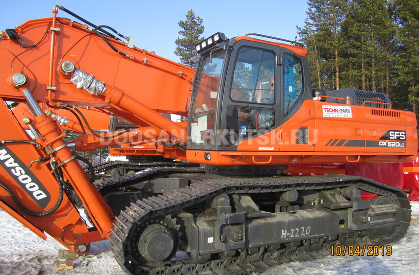 Гусеничный экскаватор Doosan DX 520 LC SFS с прямой лопатой купить в Иркутске